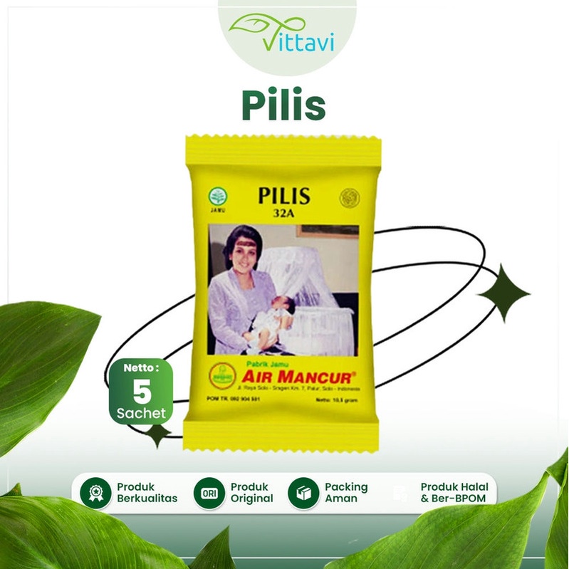 

Pilis Jamu Air Mancur isi 5 sachet untuk wanita habis melahirkan bersalin meredakan sakit kepala