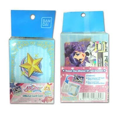 Limited Edition Aikatsu Deck Box case Biru kotak + 1 kartu Bandai