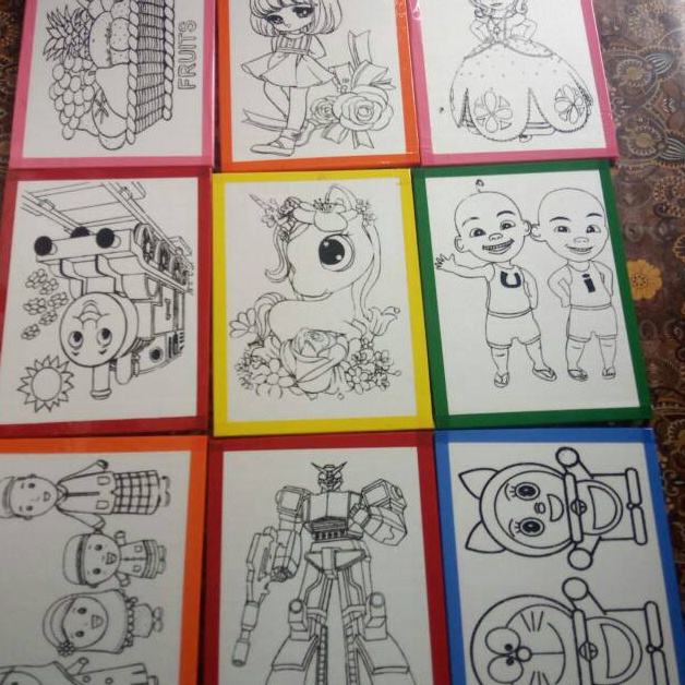 

Ready.. paket 50 styrofom lukis list lakban 75