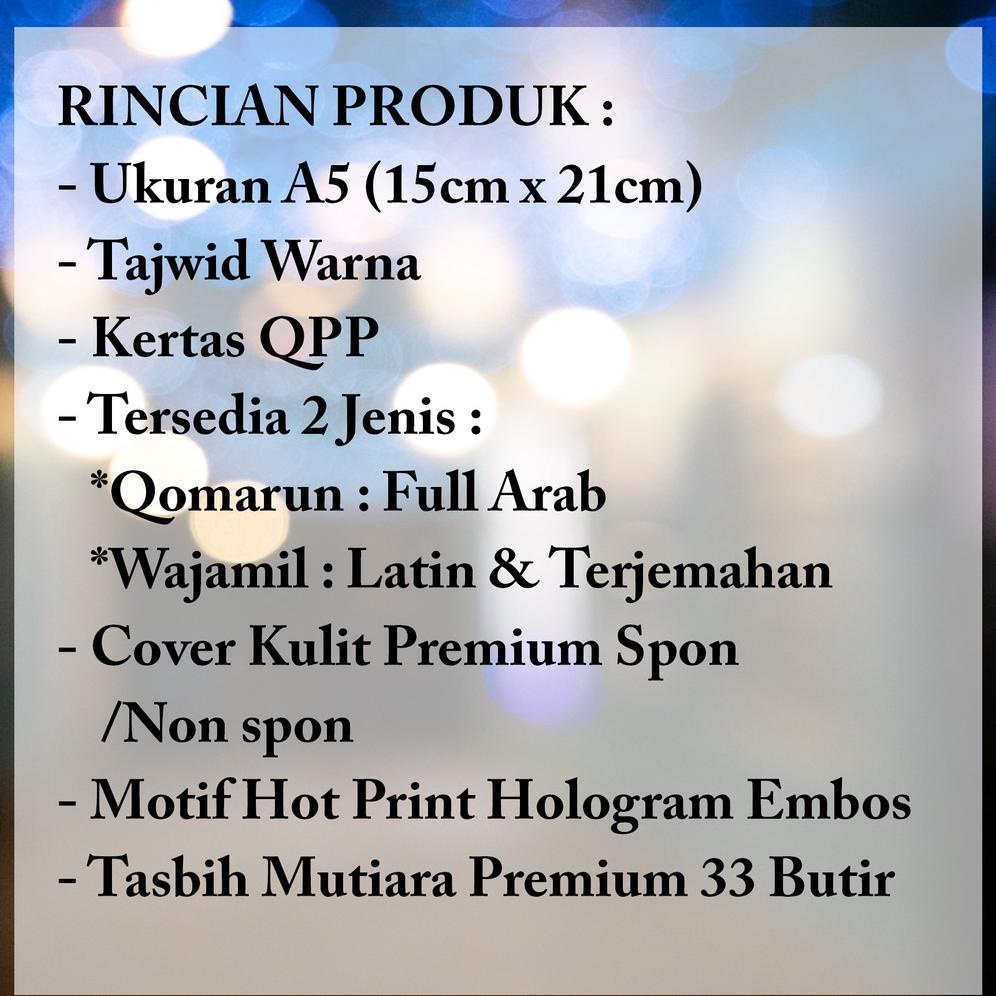 Populer Al-Qur'An Premium Lux De' Flower Classic. Free Tasbih Mutiara Premium Erp