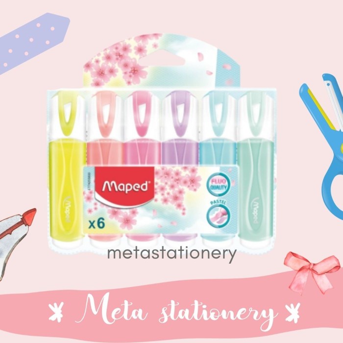 

Bestseller Stabilo / Highlighter Maped Fluopeps Pastel Set 6