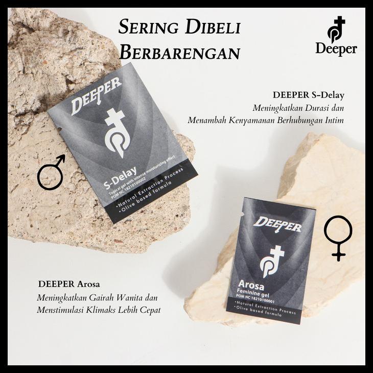 PROMO MURAHHH!!!! DEEPER AROSA SACHET GEL VIT4LITAS WANITA DEWASA BPOM SIAP KIRIM !!!