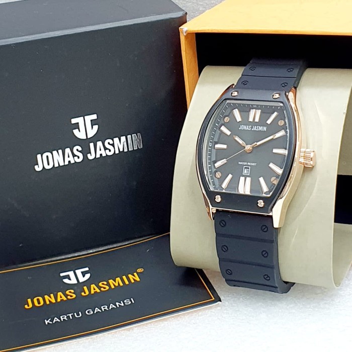 PROMO JAM TANGAN JJ 2207 TANGGAL AKTIF RUBBER TERMURAH