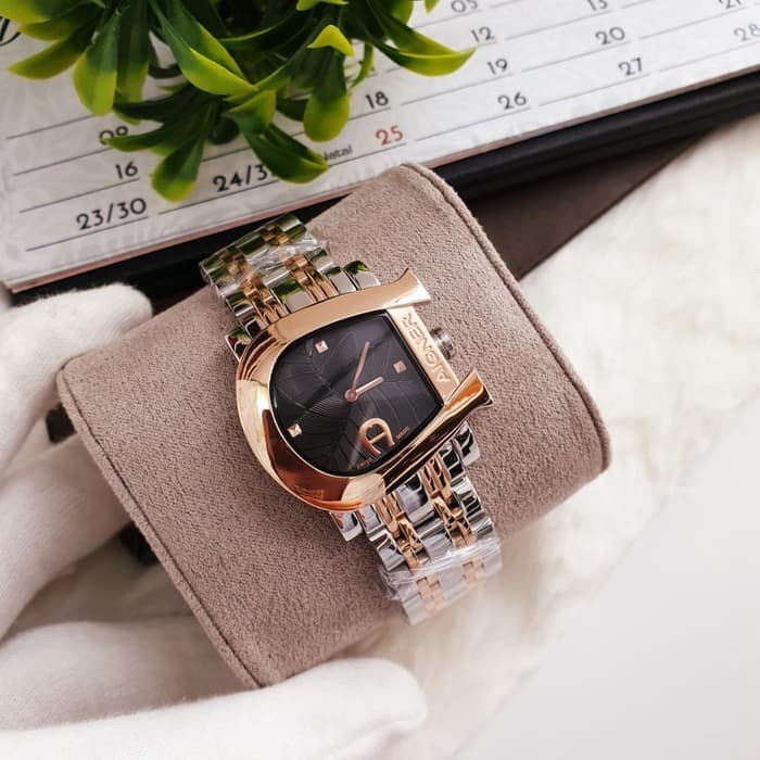 PROMO JAM TANGAN FASHION WANITA AIGNER 1800 ORIGINAL TERLARIS