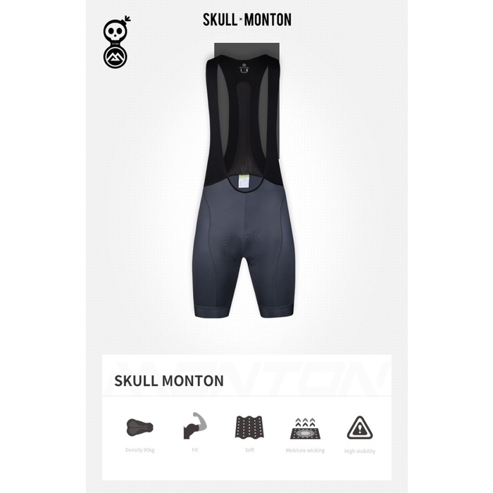 Bestseller Celana Bib Mens Monton Urban Skull Monton Gray / Bib