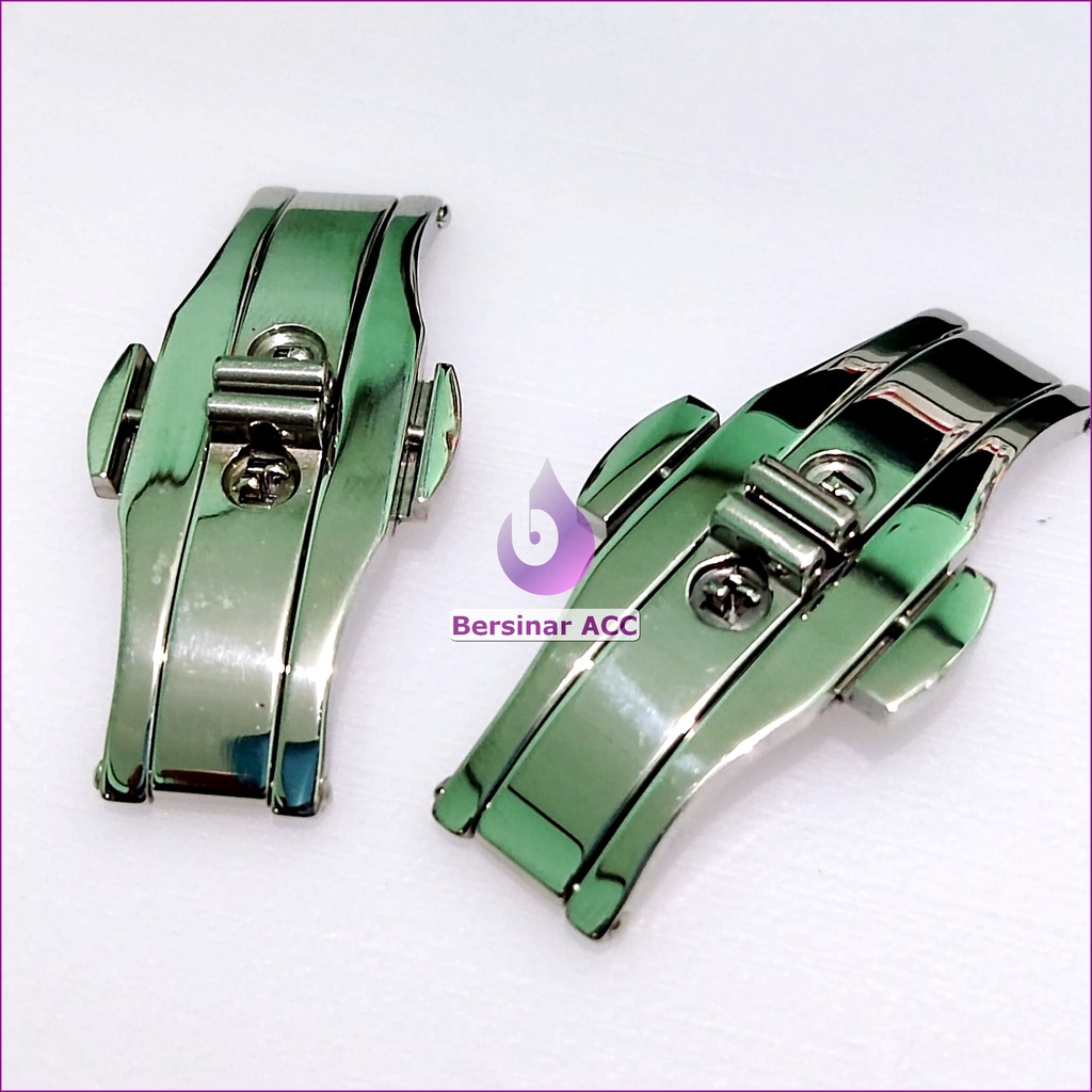 ENGSEL BUCKLE BUTTERFLY KUPU JAM TANGAN PUSH BUTTON JAM KERAMIK GC AC