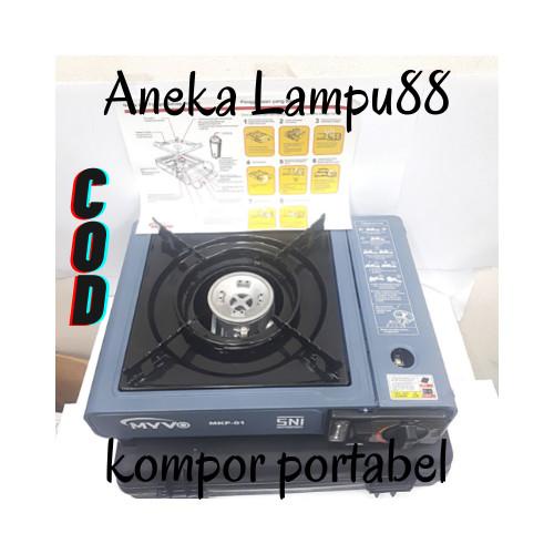 KOMPOR PORTABEL 2 IN1 - KOMPOR GAS PORTABEL MYVO - KOMPOR MYVO