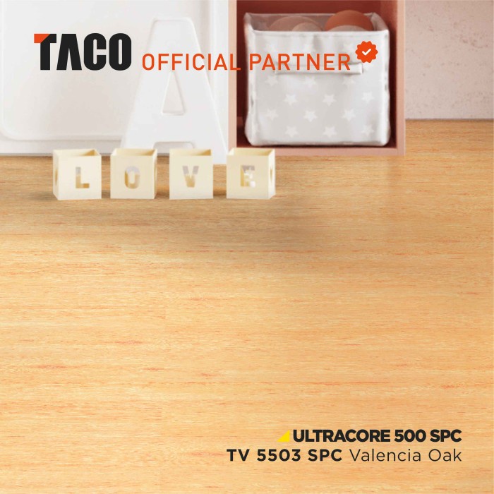 Bestseller Taco Lantai Spc 5Mm - Tv 5503 Valencia Oak