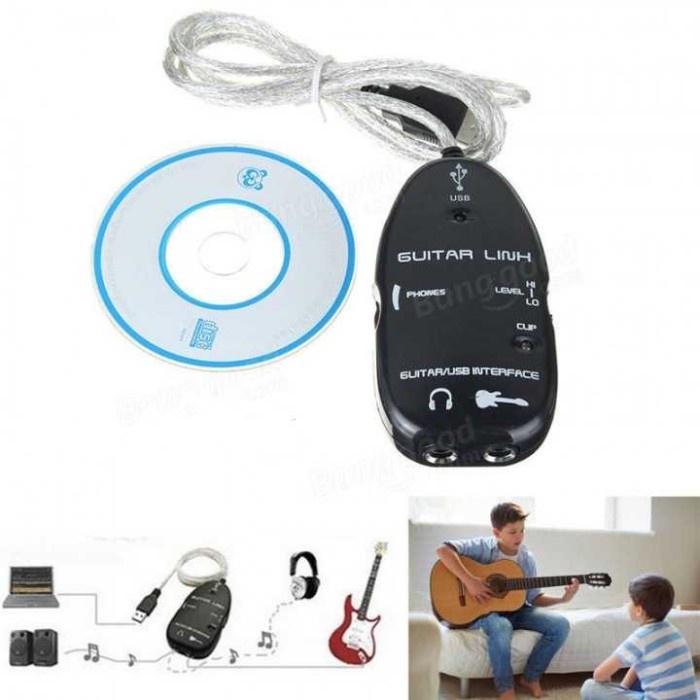 Ready Usb Guitar Link Soundcard Audio Interface Gitar
