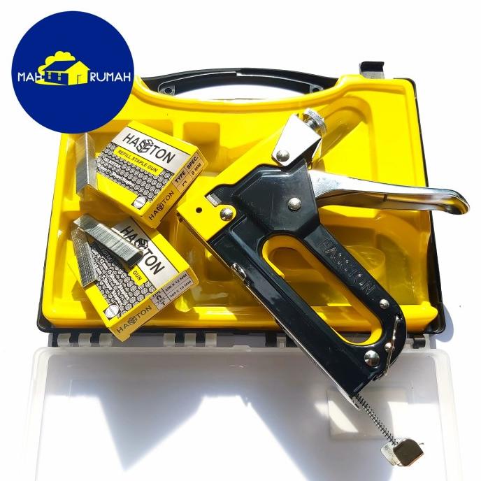 

Staples Gun Paku Tembak Hekter Tacker Jok 3in1 3way - HASSTON PROHEX