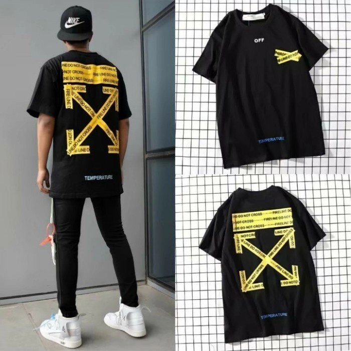 Kaos Distro Off White Original Premium Quality