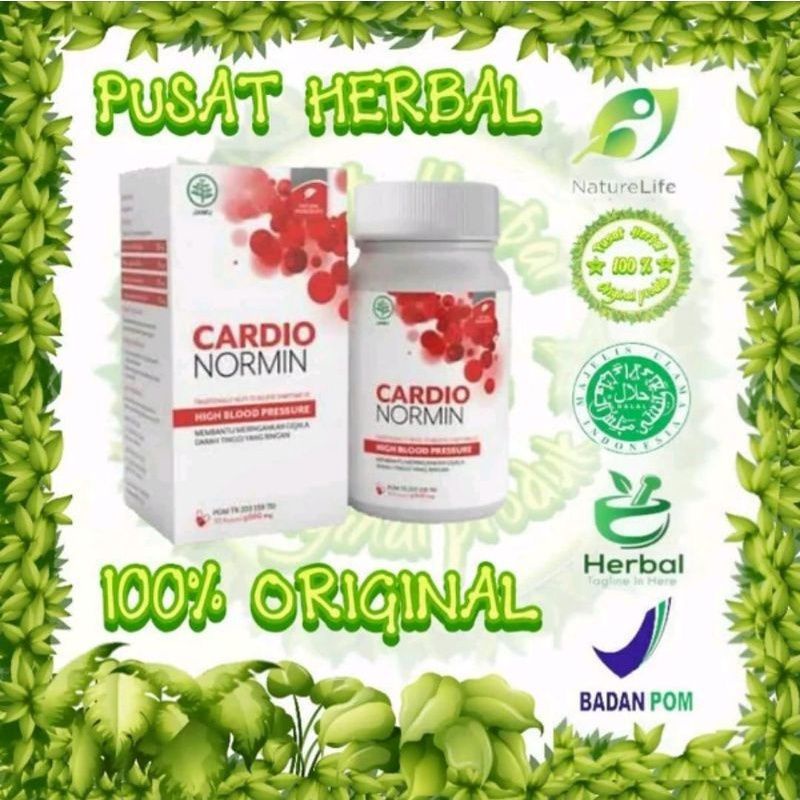 Promo Cardionormin Obat Herbal Alami Hipertensi stroke Bpom