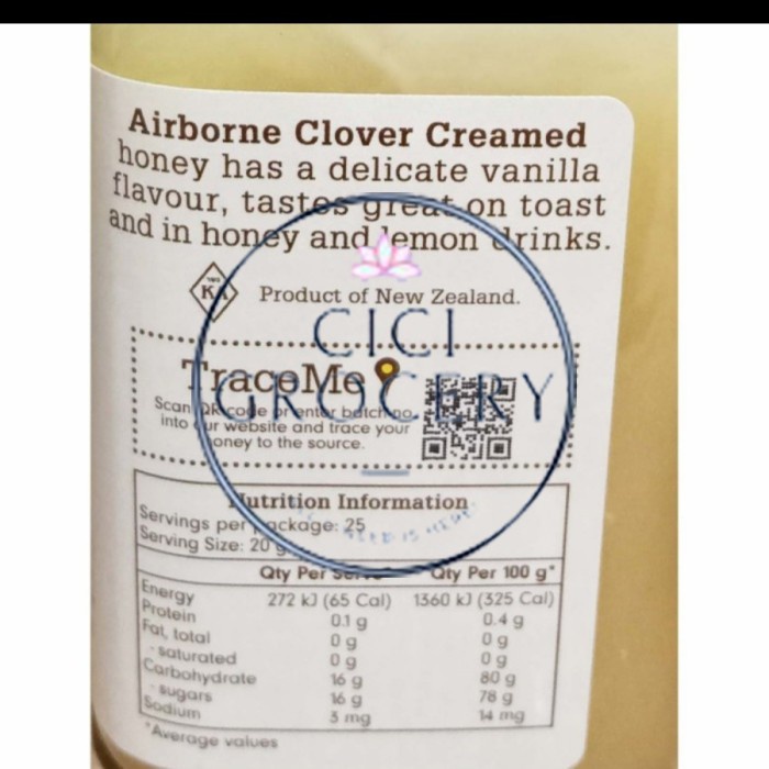 

MADU CLOVER AIRBONE 500Gr - Honey Guardian Natural Import sehat ghe02