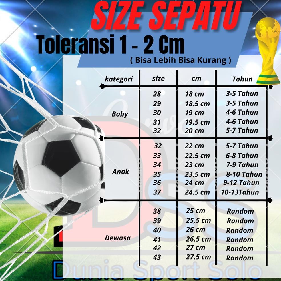 Diskon Sepatu Bola Anak Full Set (Sepatu+Tas+Kaoskaki+Deker+Baju) Z23Q