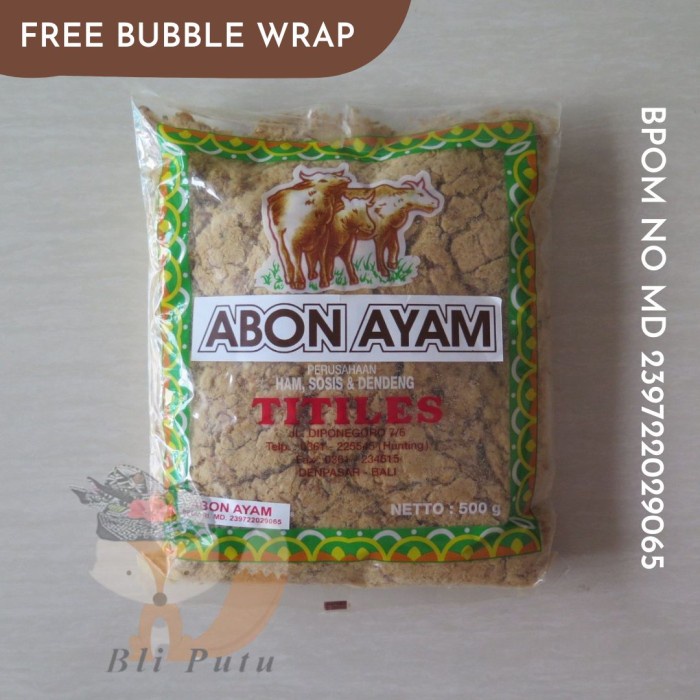 

Abon Titiles Ayam - 500gr pen04