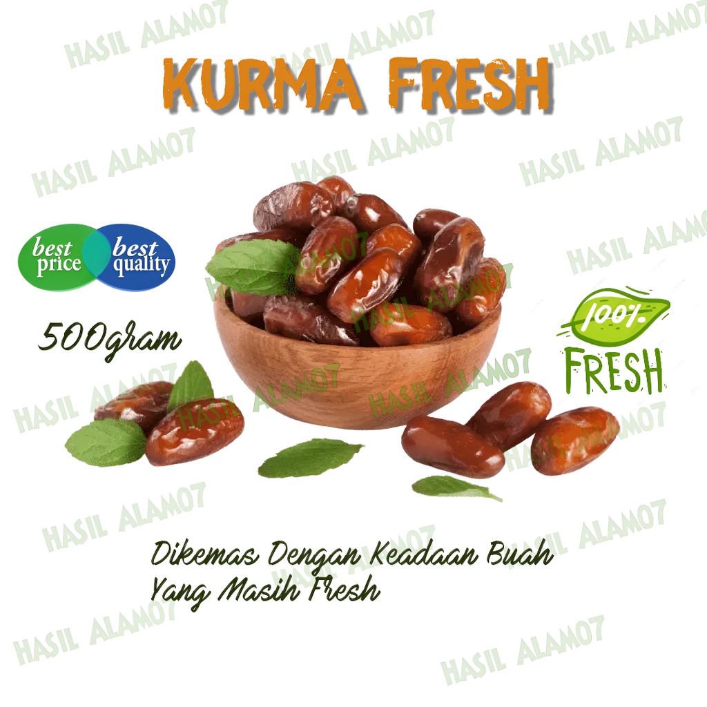 

Kurma Madu Golden Faley Segar 500 Gram