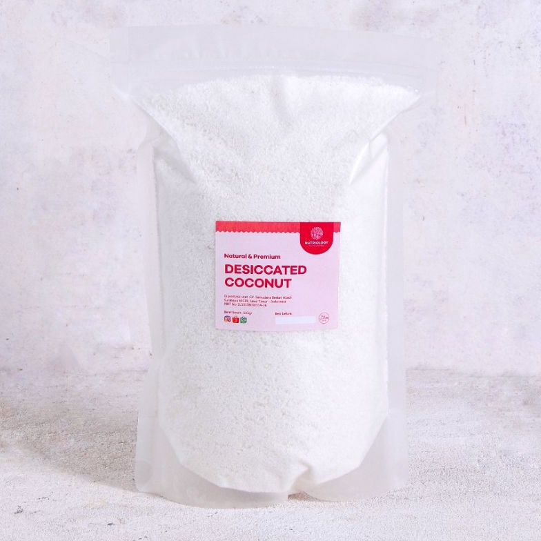 

Grosir Kelapa Kering serut Desiccated Coconut fine 500 Gr Natural Premium Alami 02K