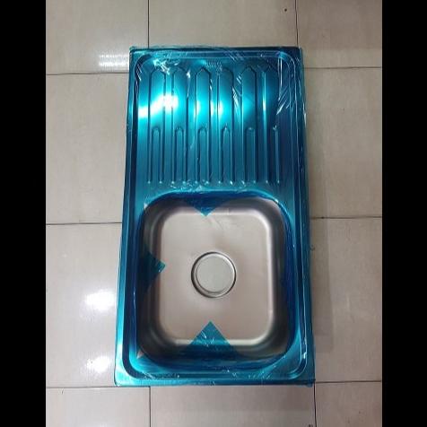 Bak Cuci Piring / Kitchen Sink 1 Lubang Plus Meja Stainless