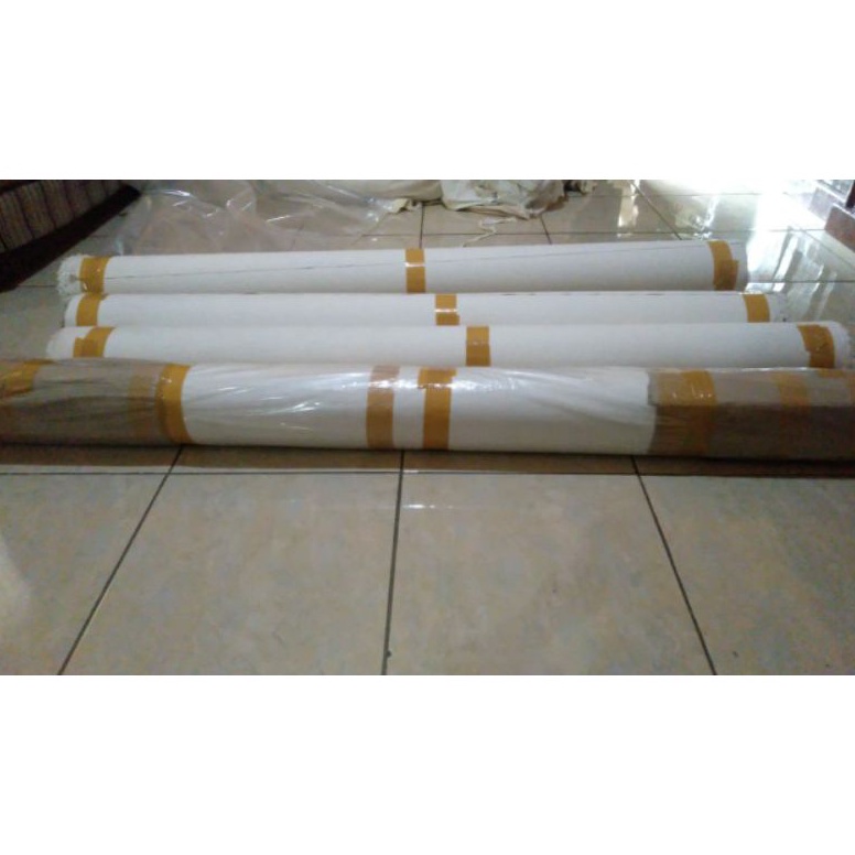 

Best Product.. kanvas roll/ media lukis Ukuran 2 mtr x 1.6 mtr. 3 x 1.6 mtr warna putih. hitam. kuning. berkualitas MJZ