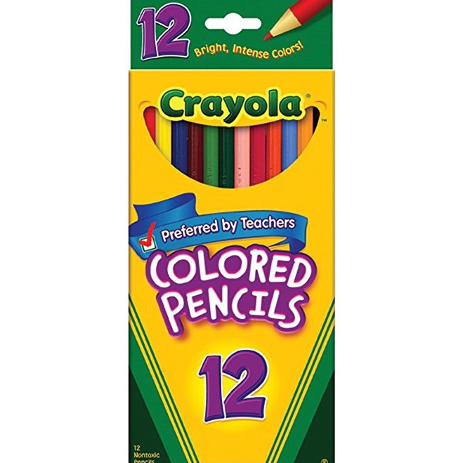 

Promo.. Crayola 68-4012 Colored Pencils 12 warna 60