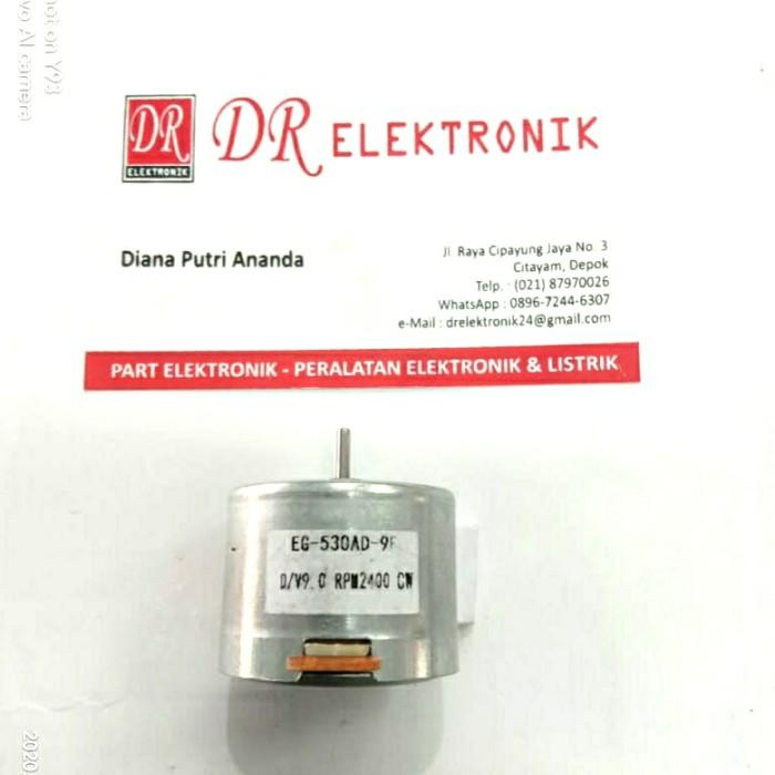 Motor Dinamo DC 2400rpm 2400 rpm CW 9 V 9v 9volt 9 volt