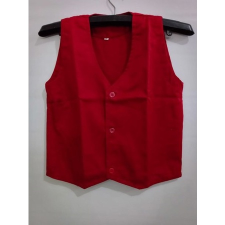 TERMURAH Promo Cantik seragam sekolah rompi SD - rompi merah SD /SERAGAM SEKOLAH/KEMEJA