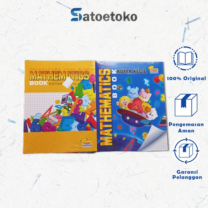 

BUKU TULIS VISION KOTAK 38-23 - Pcs (SATUAN)