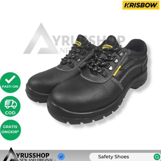 *#*#*#*#] Sepatu Pengaman Krisbow Argon Safety Shoes Proyek 4in Anti-Slip/Statik