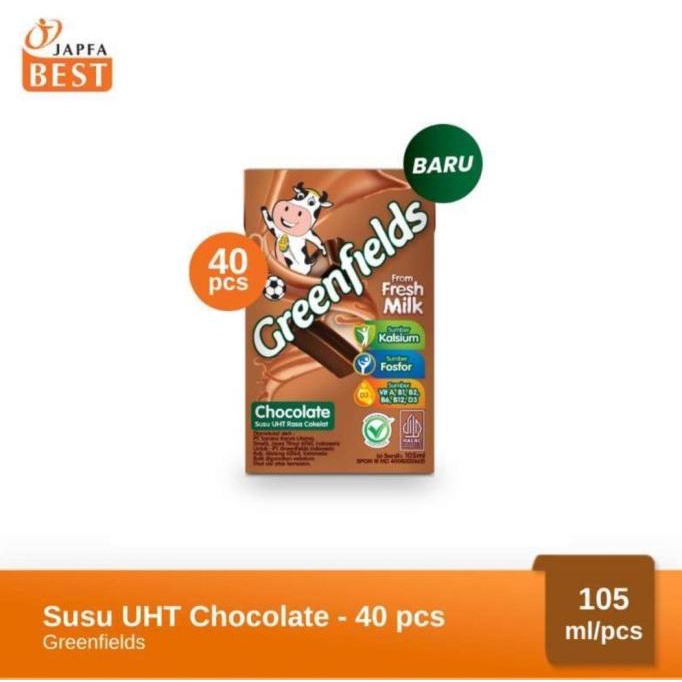 

Susu UHT Greenfields Semua Rasa 1 Karton Dus isi 40 Pcs 125 ml