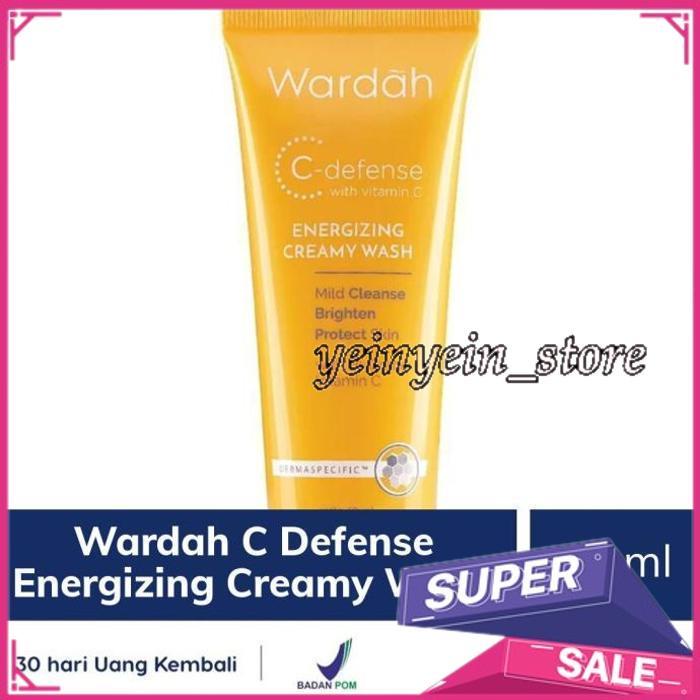 FACIAL WASH WARDAH C-DEFENSE / C DEFENSE CUCI MUKA 60ML BEST SELLER 