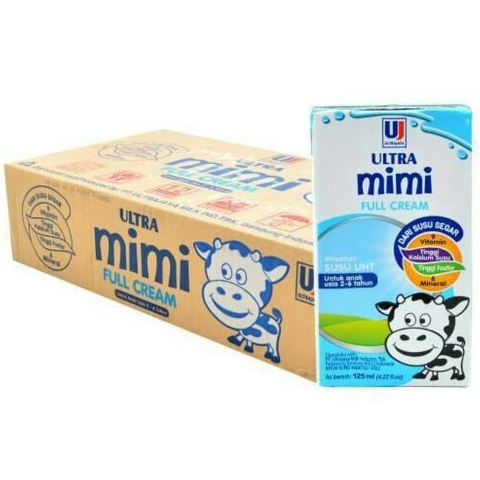 

Susu UHT Ultra mimi kids 125 ml | rasa full cream | Isi 40 pcs