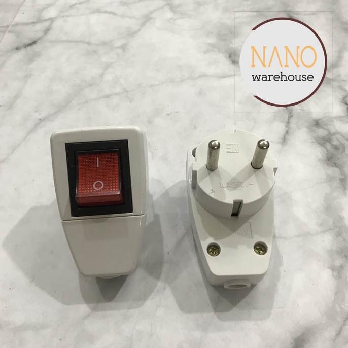 @=@=@=@=] Steker Arde Saklar Lampu On Off / Cok Colokan Listrik Lampu Lumment