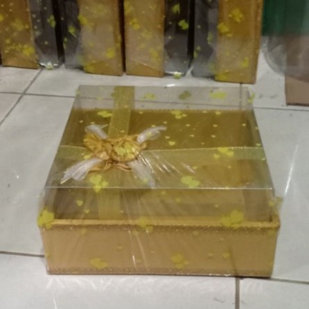 Best Seller Kotak Hantaran/Seserahan Tempat Kue Warna Gold/Emas