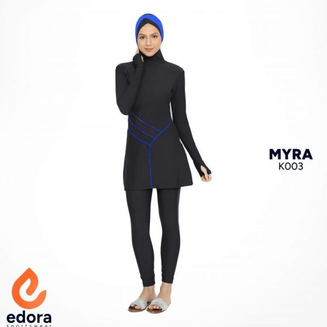 Edorasports Myra Baju Renang Wanita - Baju Renang Diving Muslimah