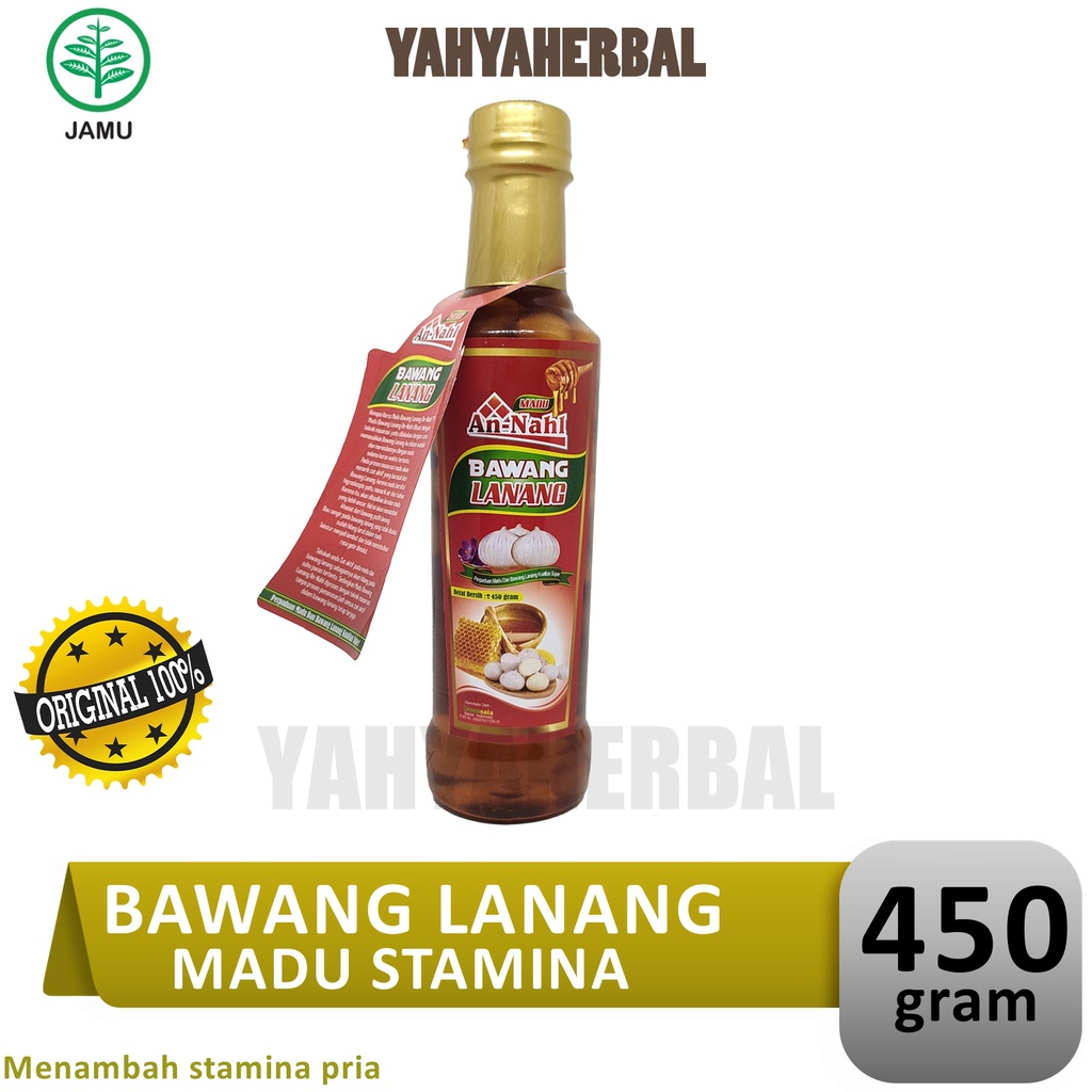 TERLARIS MADU BAWANG LANANG Madu Super Bawang Lanang An Nahl 450 gram - Madu Bawang Lanang tunggal -