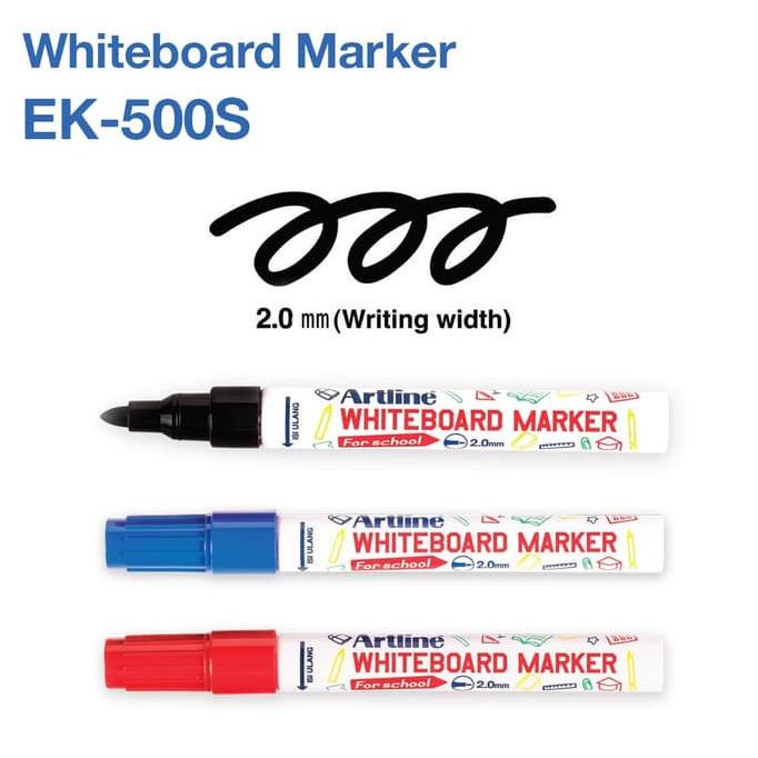 

Spidol Papan Tulis Artline Whiteboard Marker For School EK-500S