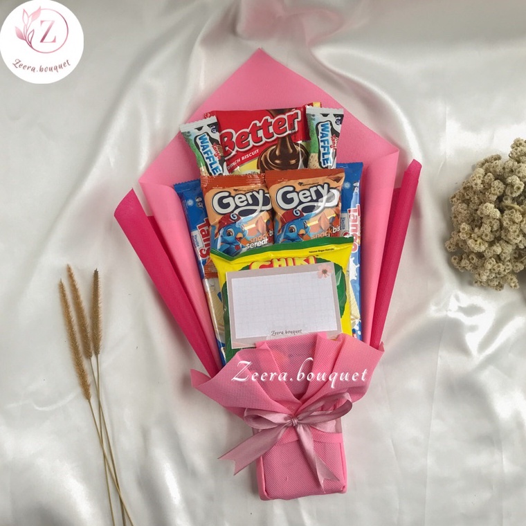 

Model baru (B2) Bucket snack/buket snack/bouquet [INCLUDE: Greeting card+packing] 60