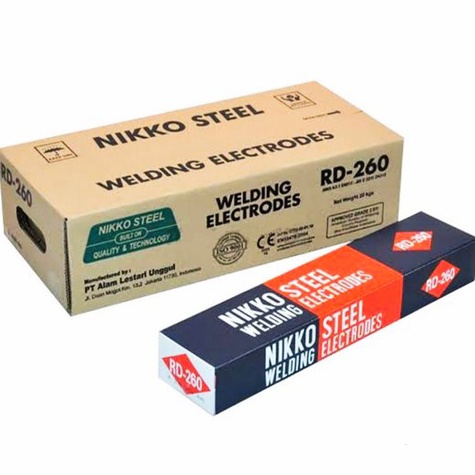 MURAH MERIAH. KAWAT LAS Listrik NIKKO RD260 2.0MM X 300 Mm Dan RD 260 2.6 mm x 350 mm per 1kg 2kg 5k