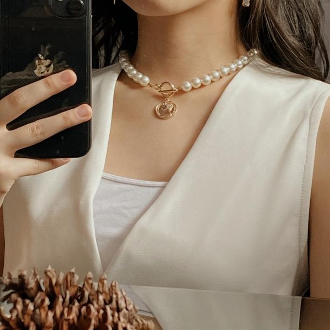 ophelia necklace / Aksesoris Kalung Wanita Kalung Korea