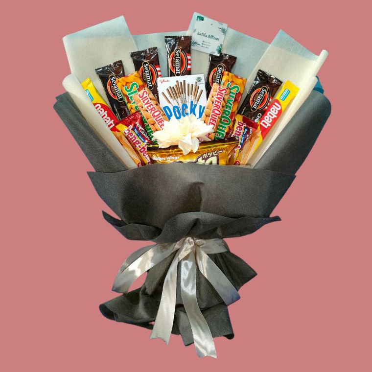 

Baru.. Bucket snack / Buket makanan / Bouquet Kado Valentine Gift Graduation wisuda ulang tahun pocky coklat Bouquet Valentine Kado Valentine gift Kado Untuk Pacar 54