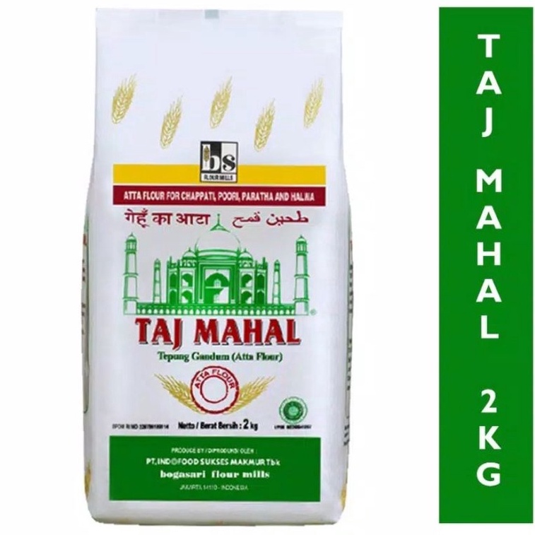 

Super Promo.. Taj Mahal tepung gandum (Atta flour)2kg 36