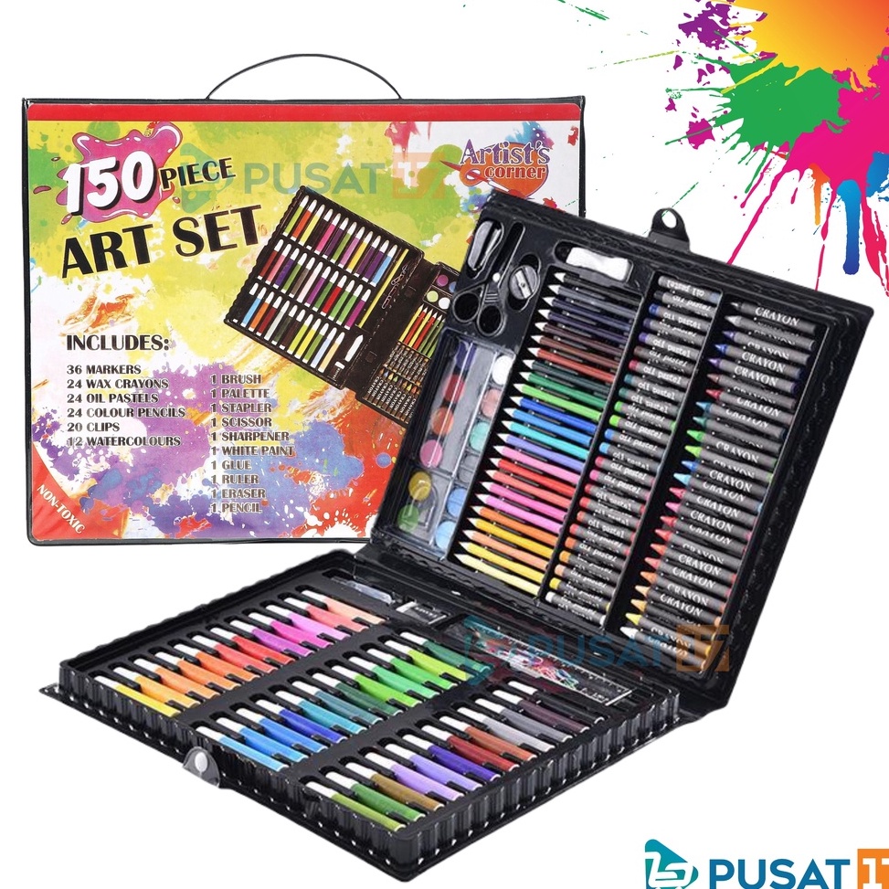 

Kirim sekarang PUSAT17 ALAT TULIS SET CRAYON COLOURING SET 150PCS / ART SET 150PCS PENSIL WARNA SET ALAT LUKIS ANAK KRAYON SET 90