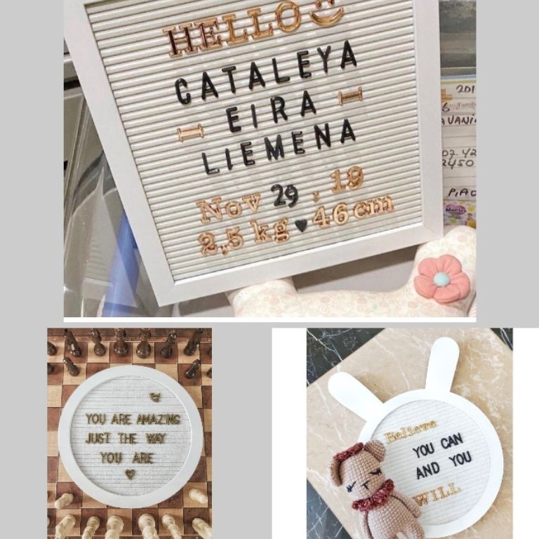 

[KODE PRODUK DFN7J7646] all white letter board