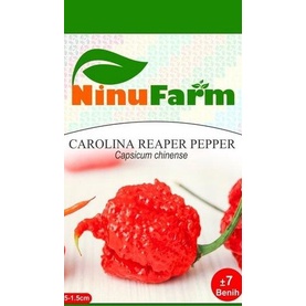 New Bibit Cabe Pedas / Carolina Reaper Pepper / Ninufarm / Kemasan Asli