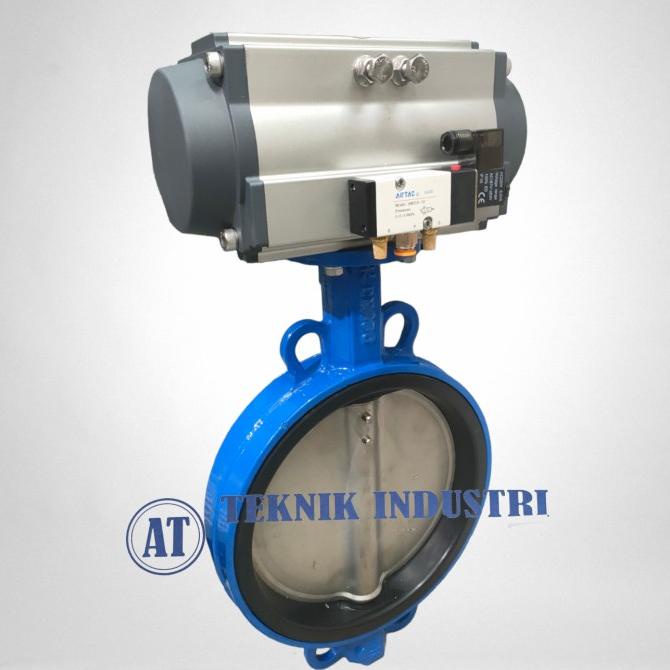 Pneumatic Water Actuator Butterfly Valve 10 Inch