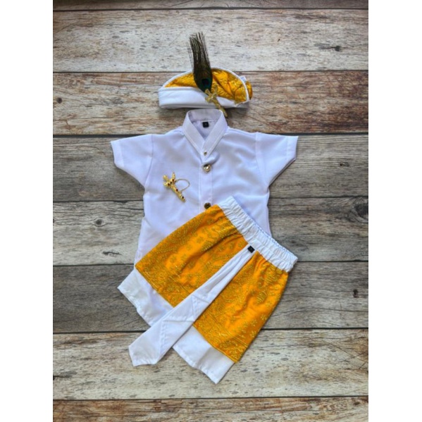 Set bayi kamen benang prada mas | baju adat bali bayi |busana adat bali anak