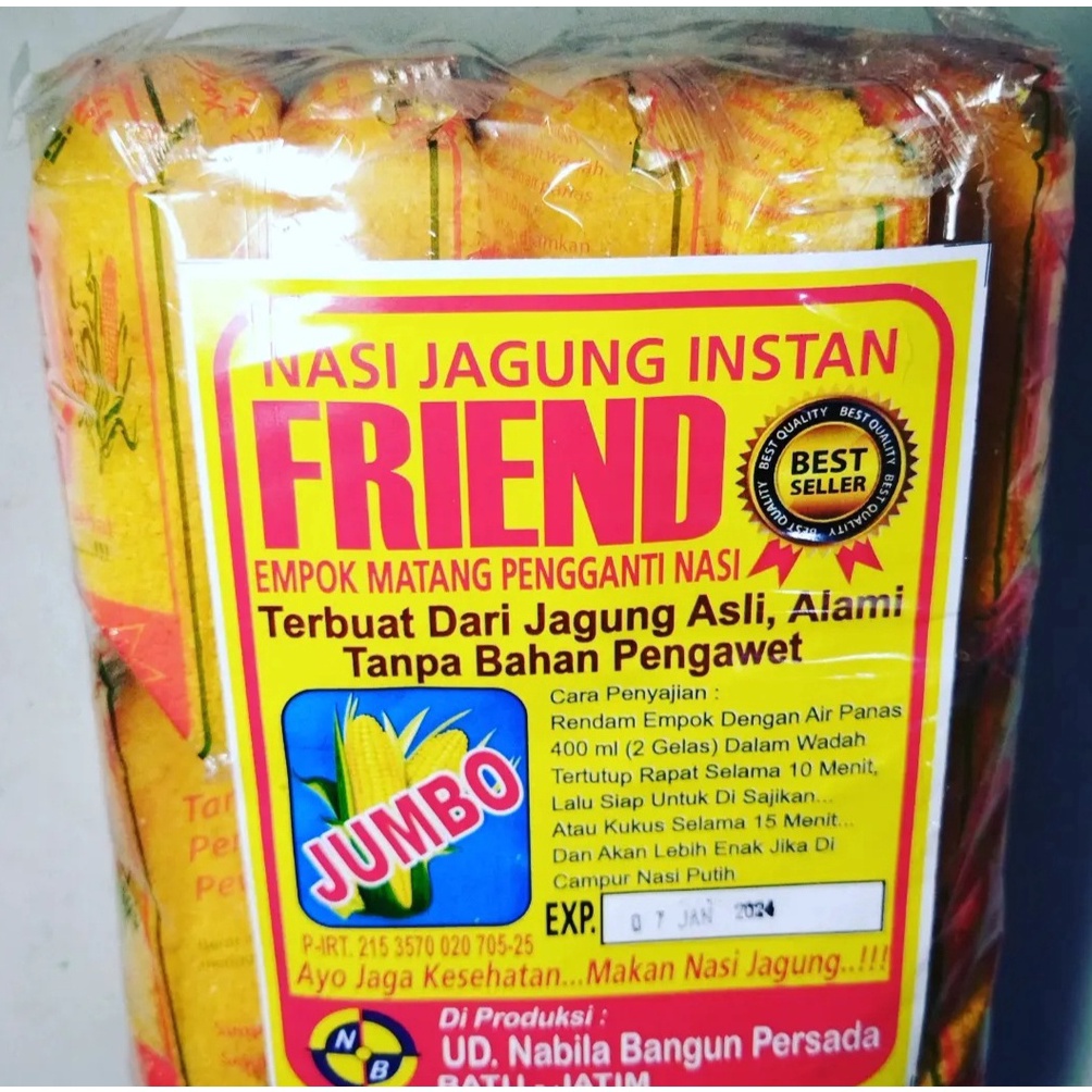 

Oke Price Nasi jagung instan 1.kg/Beras jagung/Ampok 09L