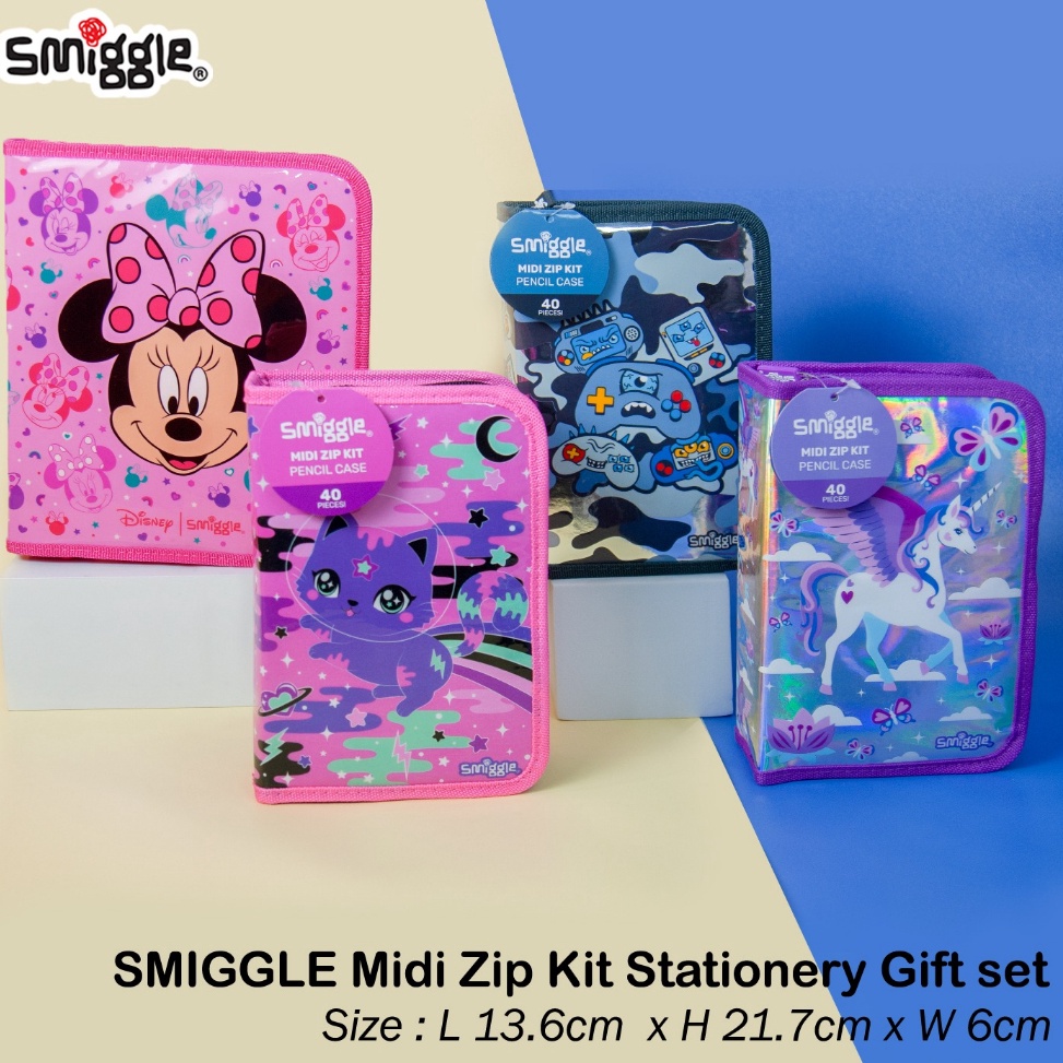 

Paling Dicari.. SMIGGLE Midi Zip Kit Stationery Gift set 63