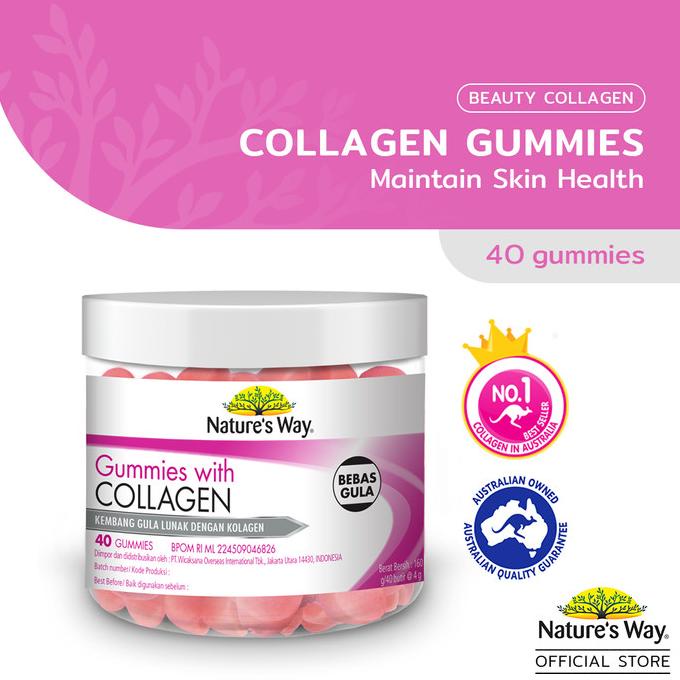 Nature's Way Beauty Collagen Gummies isi 40 gummies BPOM