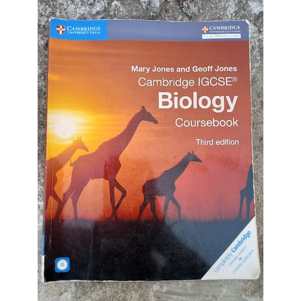CAMBRIDGE IGCSE BIOLOGY, COURSEBOOK (THIRD EDITION)